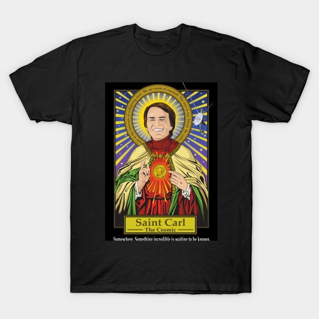 Saint Carl T-Shirt by Pop Art Saints